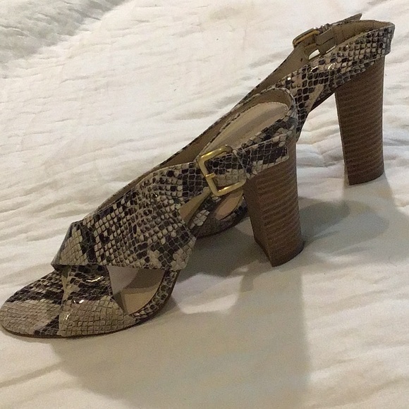 JONES NEW YORK  Snake Skin 4” Block Heels … - Picture 6 of 6
